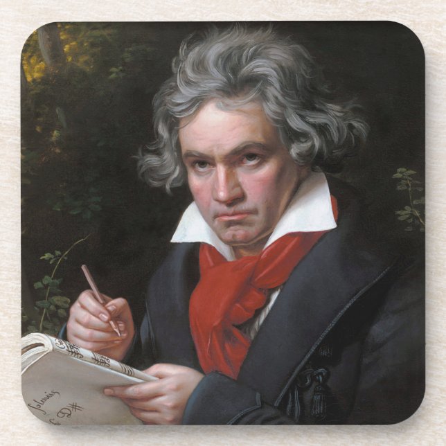 Dessous-de-verre Missa Solemnis : Ludwig Beethoven Musique classiqu (Devant)