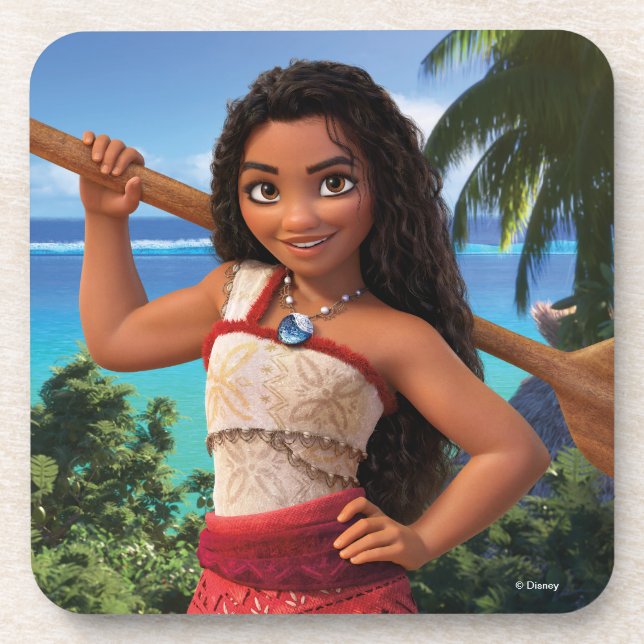 Dessous-de-verre Moana est née au voyage (Devant)