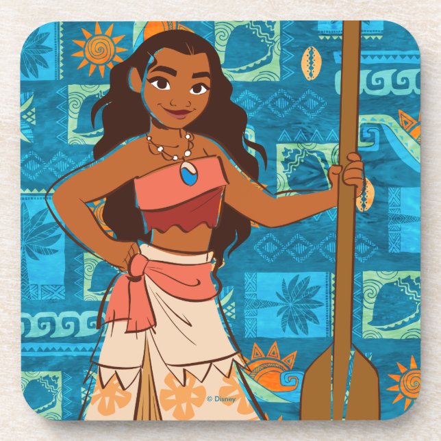 Dessous-de-verre Moana | Fille De La Mer (Devant)
