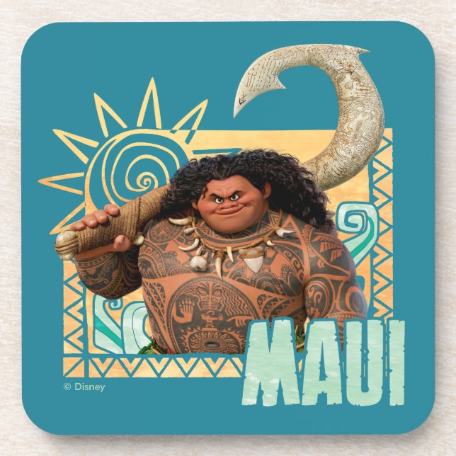 Dessous-de-verre Moana| Maui - Trickster original (Devant)
