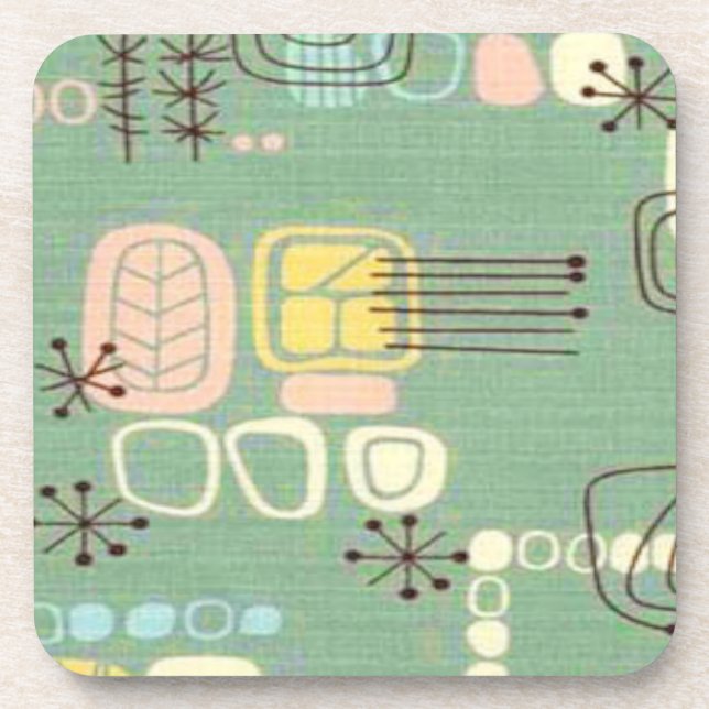 Dessous de verre modernes de liège de conception (Devant)