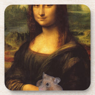 Dessous-de-verre Mona Lisa Avec Hamster