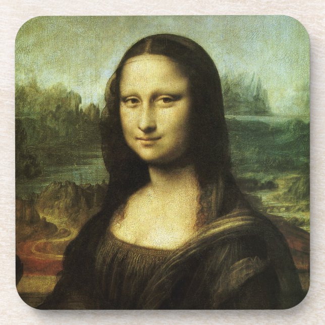 Dessous-de-verre Mona Lisa de Leonardo da Vinci, Art Renaissance (Devant)