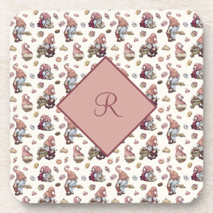 Dessous-de-verre Monogramme Gnomes Cuisson, Cupcakes, Donuts, Migno