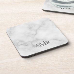 Dessous-de-verre Monogramme Personnalisé Classique