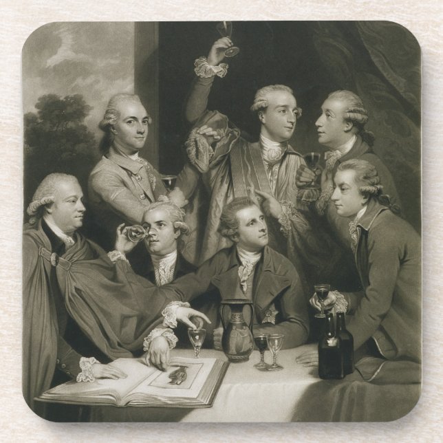 Dessous-de-verre Monsieur William Hamilton (1730-1803) avec l'autre (Devant)