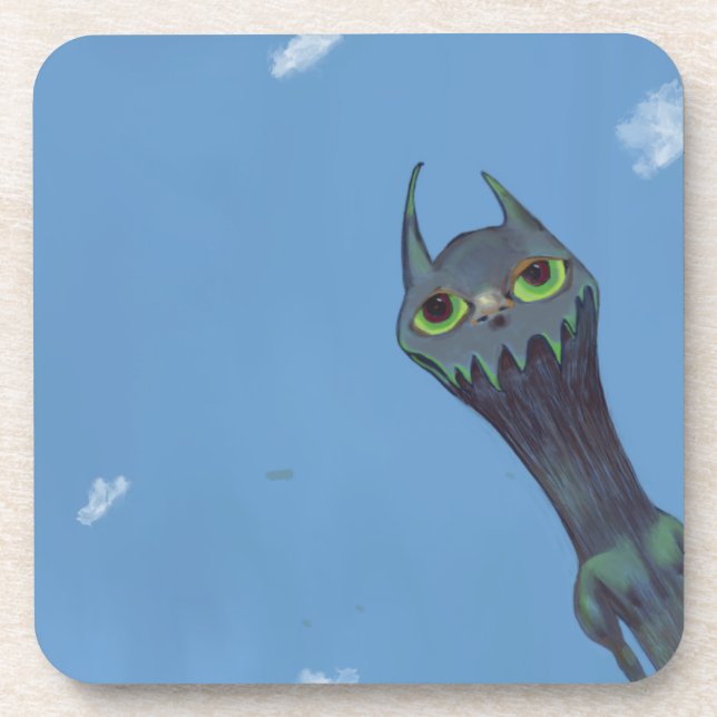 Dessous-de-verre Monstre bleu (Devant)