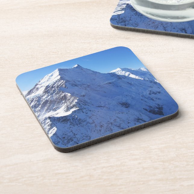 Dessous-de-verre Mont Cook (Aoraki) Peak, Nouvelle-Zélande (Côté gauche)