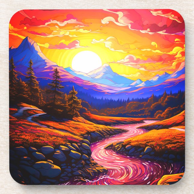 Dessous-de-verre Montagnes Ai (Devant)