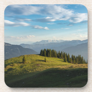 Dessous-de-verre Montagnes Lac Spitzingsee, Alpes suisses