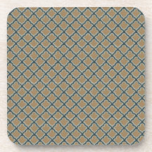 Morrocan a inspiré dans le brun, pâlissent - Teal