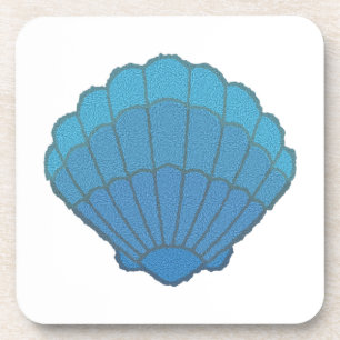 Dessous-de-verre Mosaïque Blue Seashell