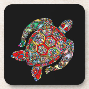 Dessous-de-verre Mosaïque de la tortue de mer