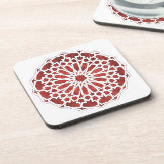 Dessous de verre Mosaïque marocaine rouge ALCAZAR Coaster