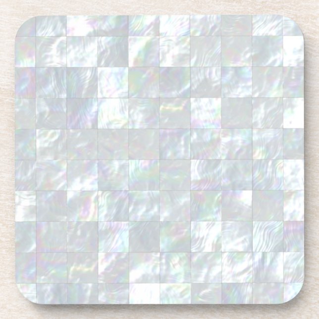 Dessous-de-verre Mosaïque nacrée (Devant)