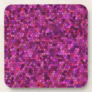 Dessous-de-verre Mosaïque violet rose