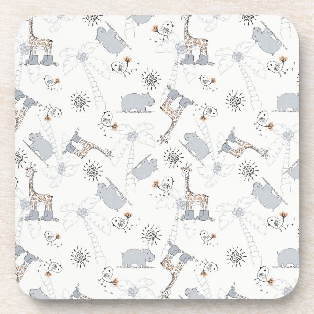 Dessous-de-verre motif 2 de griffonnage (Devant)