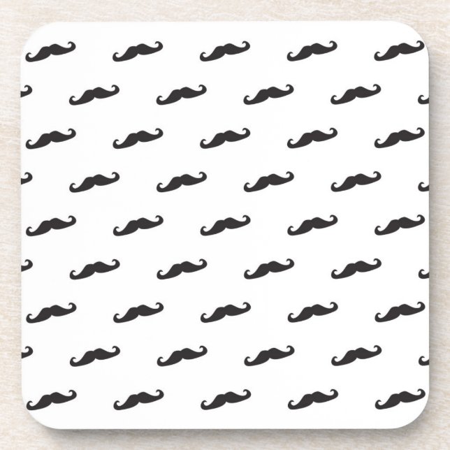 Dessous-de-verre Motif 2 de hippie de moustache (Devant)