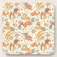 Motif à dots branchés lancer oreiller