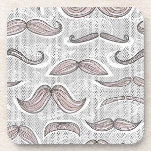 Dessous-de-verre Motif à la mode de moustache