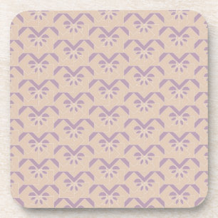 Dessous-de-verre Motif à l'envers de lavande