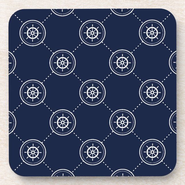 Dessous-de-verre Motif À Roue Du Capitaine (Devant)