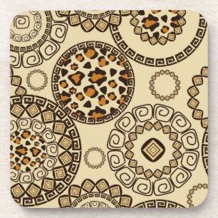 Dessous-de-verre Motif africain 3 de peau de guépard