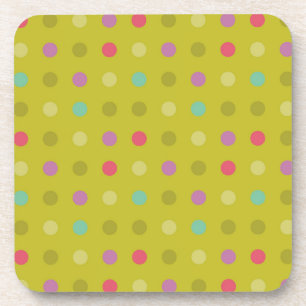 Dessous-de-verre motif arrière - plan de Polka-dot