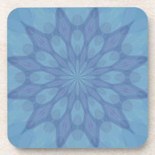 Dessous-de-verre Motif bleu et turquoise 2