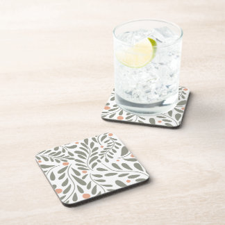 Dessous-de-verre Motif botanique Sage feuilles verts