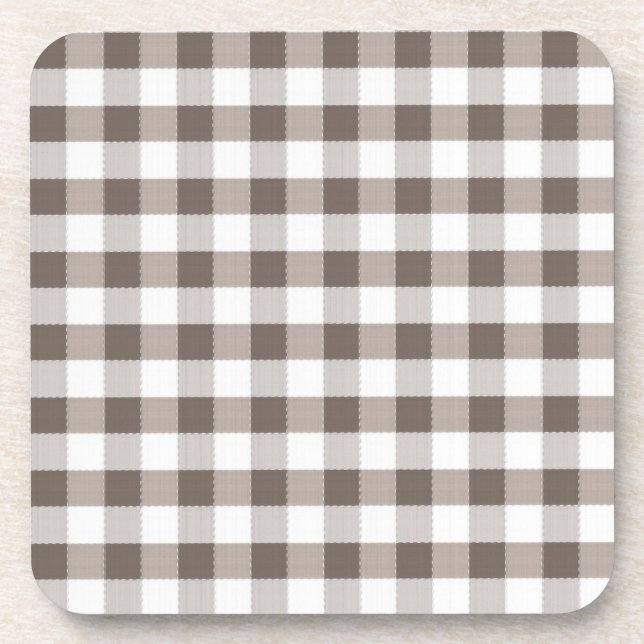 Dessous-de-verre Motif Brown de nappe (Devant)