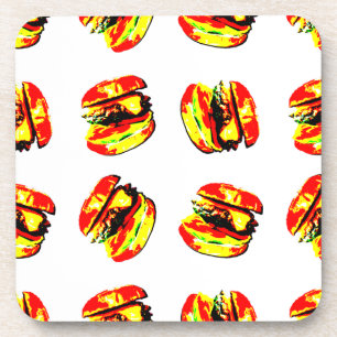 Dessous-de-verre Motif Burger