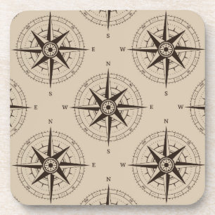 Dessous-de-verre Motif Compass de navigation