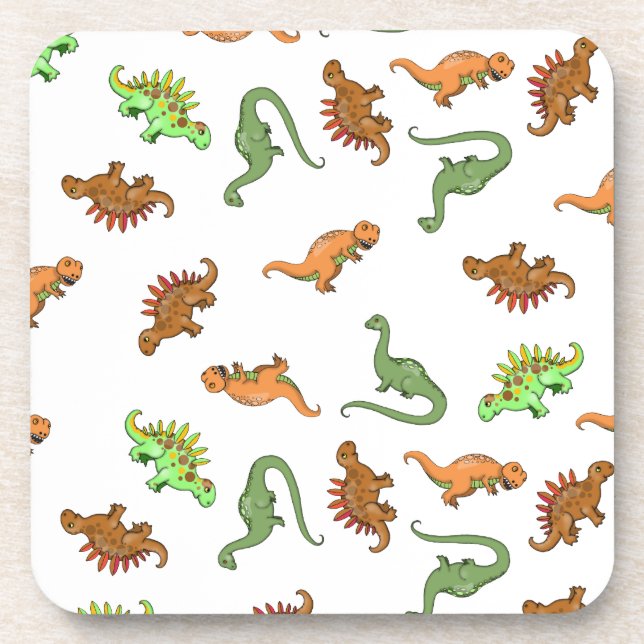 Dessous-de-verre Motif Cute Dinosaur (Devant)