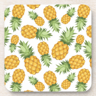 Dessous-de-verre Motif d'ananas de bande dessinée