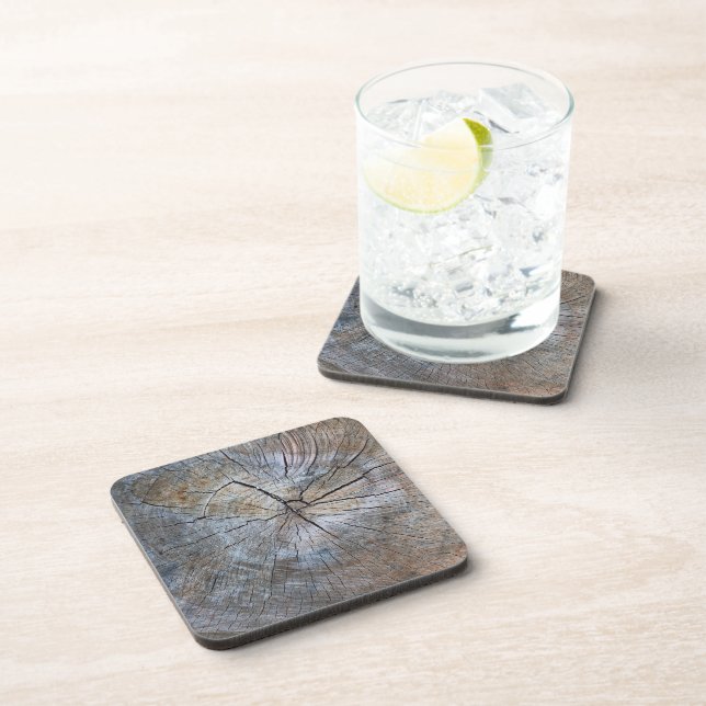 Dessous-de-verre Motif d'anneau rustique (Côté Droit)