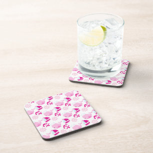 Dessous-de-verre Motif De Baleines, Beaux Baleines, Baleines Roses