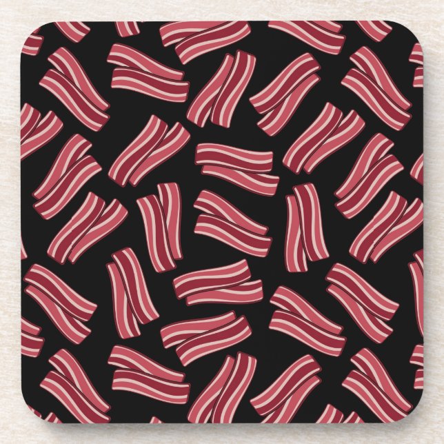 Dessous-de-verre Motif de bandes de lard (Devant)