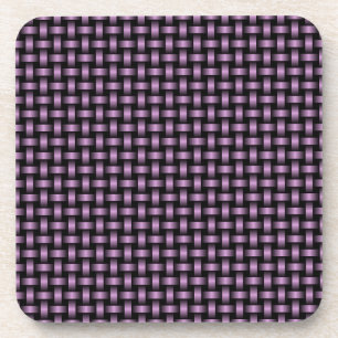 Dessous-de-verre Motif de brasage noir violet