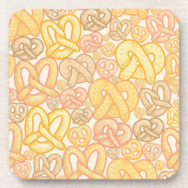 Dessous-de-verre Motif de bretzel (Devant)