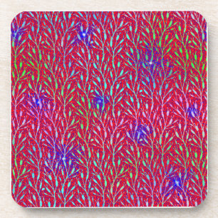 Dessous-de-verre Motif de fête de feux d'artifice scintillants