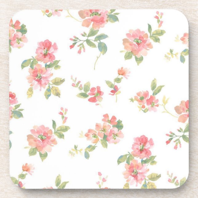 Dessous-de-verre Motif de fleurs (Devant)
