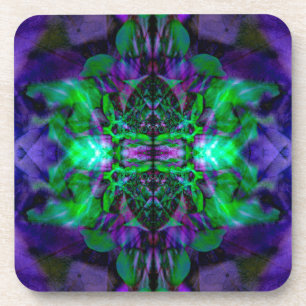 Dessous-de-verre Motif de fleurs Kaleidoscope