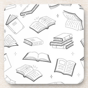 Dessous-de-verre Motif de livre