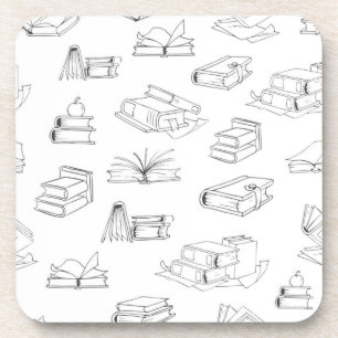 Dessous-de-verre Motif de livre