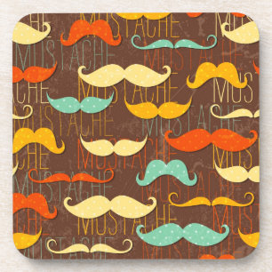 Dessous-de-verre Motif de moustache
