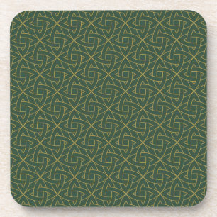 Dessous-de-verre Motif de noeud celtique tissé