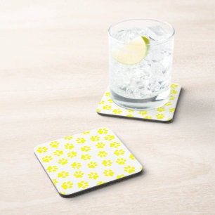 Dessous-de-verre Motif De Pâtes, Patrouilles De Chien, Paws Jaunes