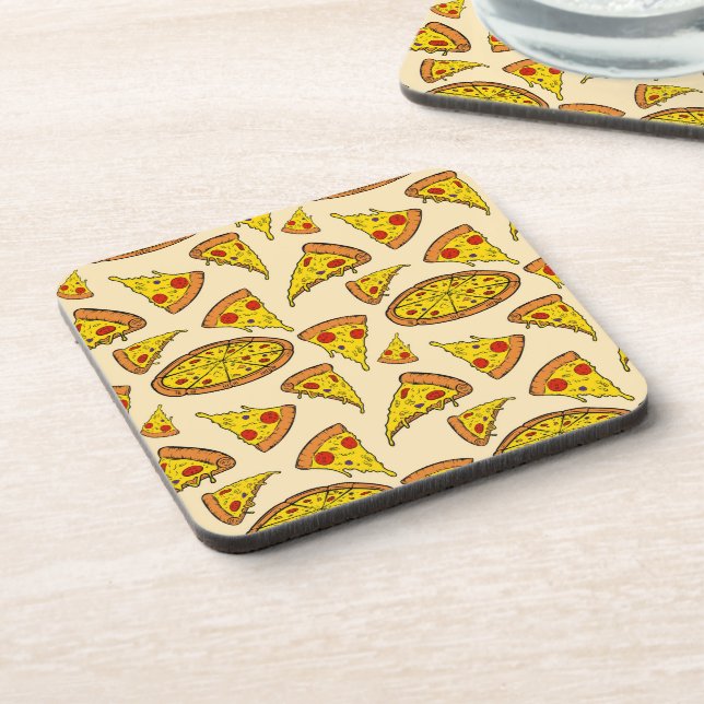 Dessous-de-verre Motif de pizza au fromage fondu (Côté gauche)