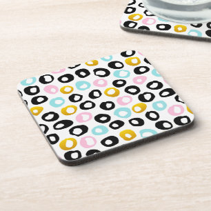 Dessous-de-verre Motif de points abstraits tendance
